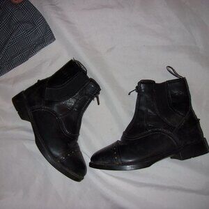 big girls kids size 3 black girl boots ankle booties shoes three kids fall winte